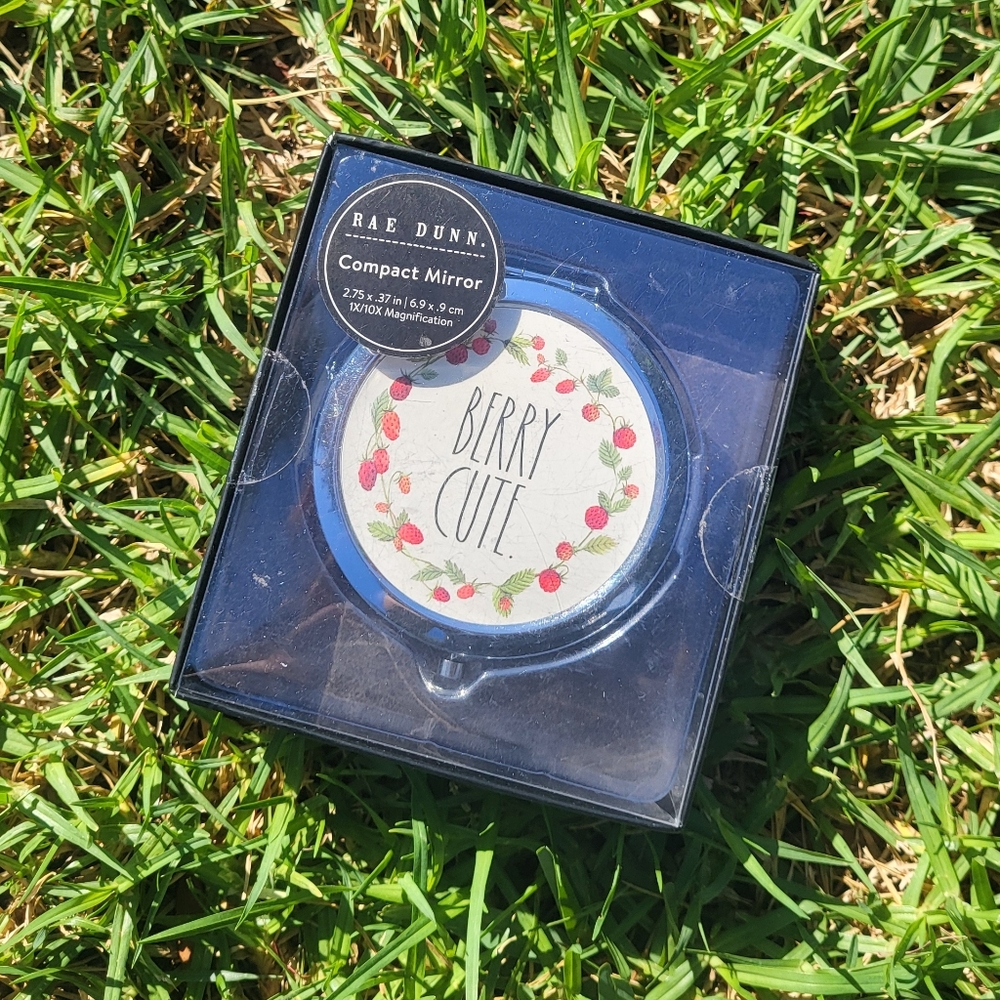 NEW Rae Dunn Berry Cute Compact Mirror